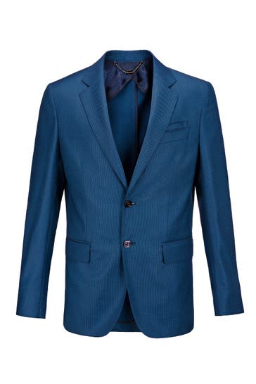 BILLIONAIRE Business-Sakko DOUBLE B 08 | middleblue Slim Fit
