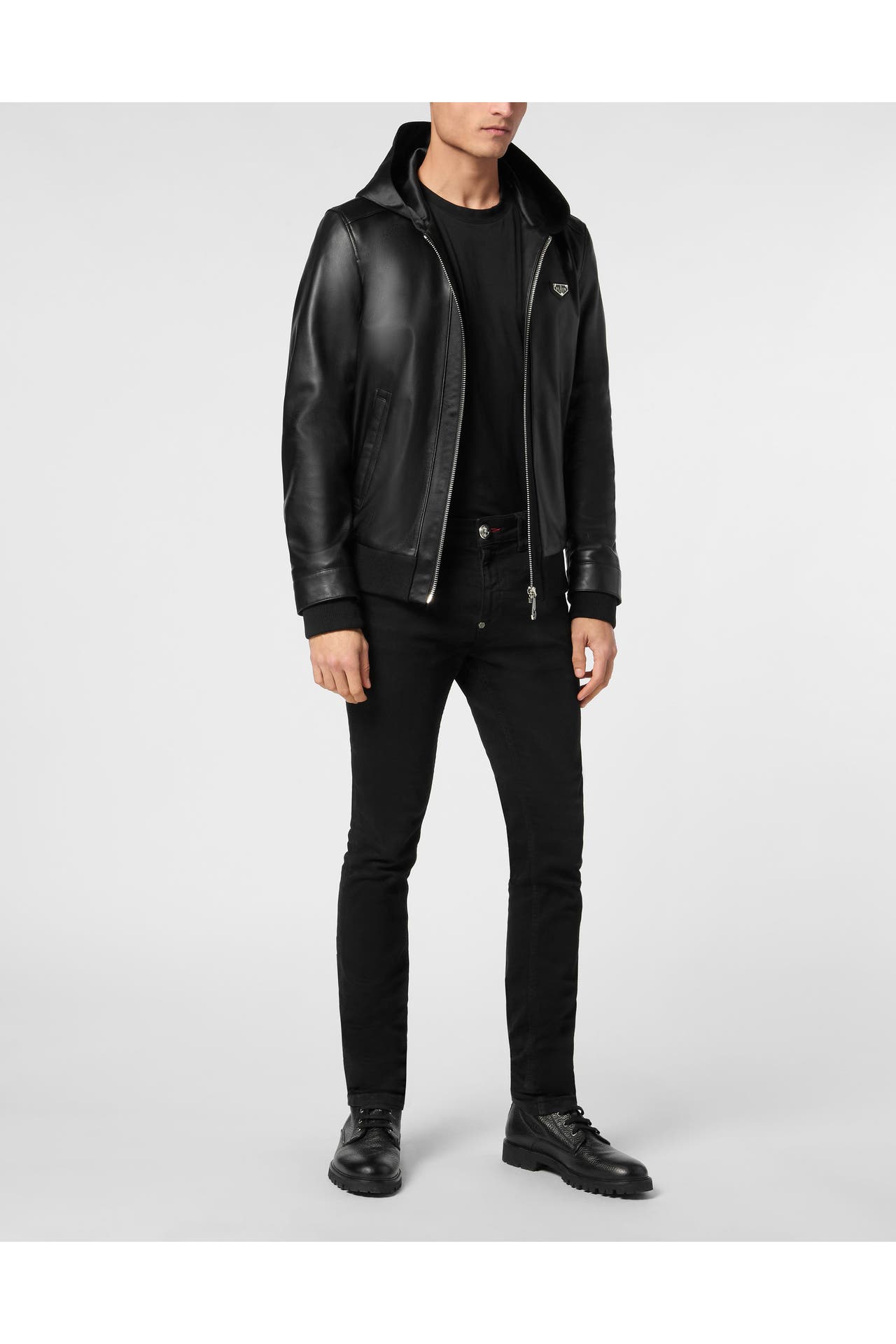PHILIPP PLEIN Lederjacke 02 | black, Bild 1