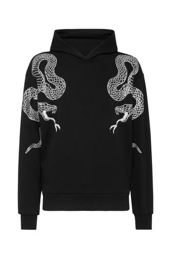 PHILIPP PLEIN Hoodie SNAKE 02 | black