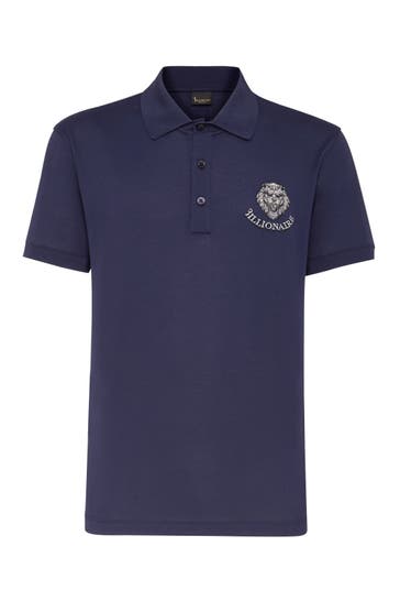 BILLIONAIRE Polo-Shirt LION 14 | darkblue