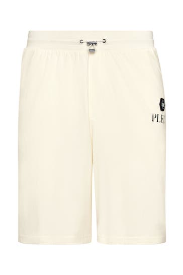 PHILIPP PLEIN Short BASIC 01OF | OffWhite Wide/ Loose Fit