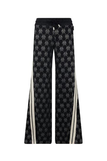 PHILIPP PLEIN Joggpant MONOGRAM 02 | black Straight