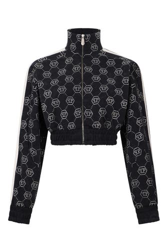 PHILIPP PLEIN Sweatjacke MONOGRAM 02 | black