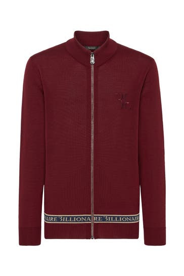BILLIONAIRE Strickjacke LOVE 35 | Bordeaux