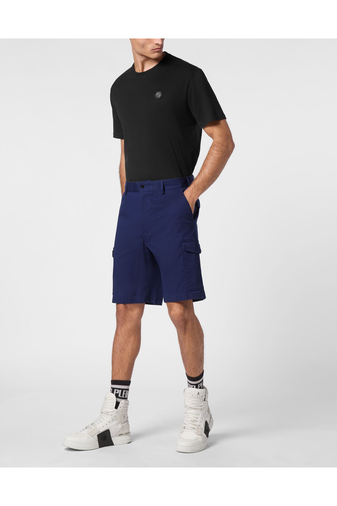 PHILIPP PLEIN Short 14 | darkblue Loose Fit, Bild 1