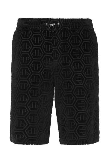 PHILIPP PLEIN Short 02 | black Wide/ Loose Fit