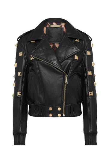 PHILIPP PLEIN Lederjacke 02 | black