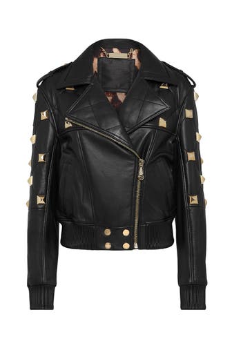 PHILIPP PLEIN Lederjacke 02 | black