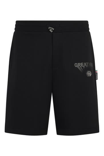 PHILIPP PLEIN Short GREATNESS 0202 | black/black Wide/ Loose Fit