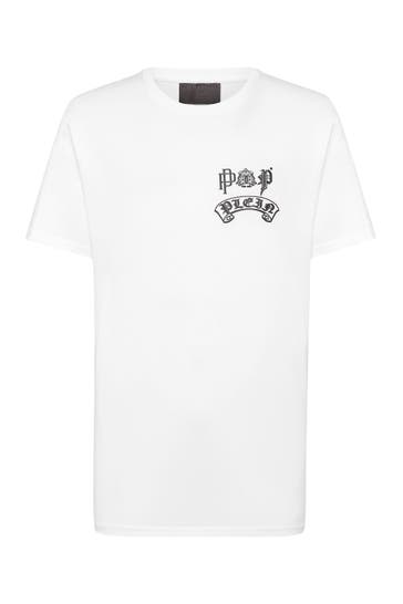 PHILIPP PLEIN T-Shirt GOTHIC PLEIN 01 | white