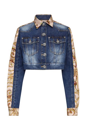 PHILIPP PLEIN Jeansjacke NEW BAROQUE 14NQ | NewBaroqueBlue