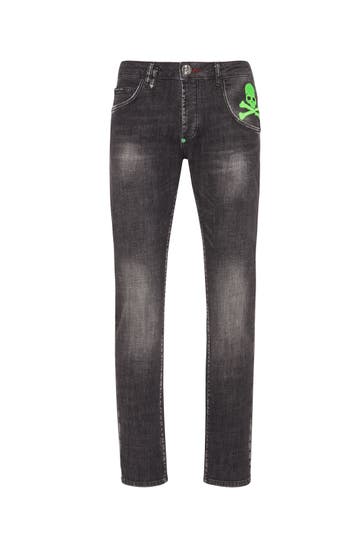 PHILIPP PLEIN Jeans SKULL&BONES 72FL | FullMetal Straight
