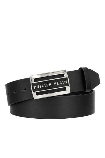 PHILIPP PLEIN Casual-Gürtel 0291 | black/nickel
