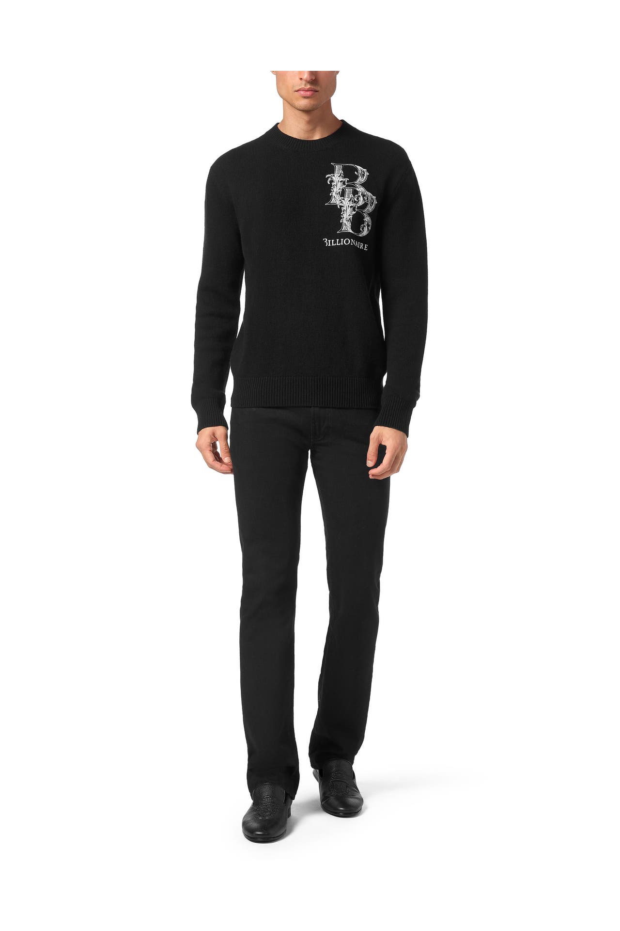BILLIONAIRE Pullover LOVE 02 | black, Bild 1