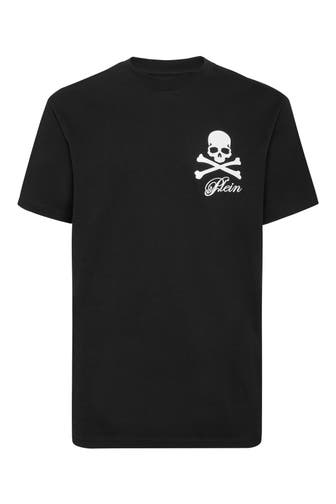 PHILIPP PLEIN T-Shirt Rundhalsausschnitt Ls SKULL