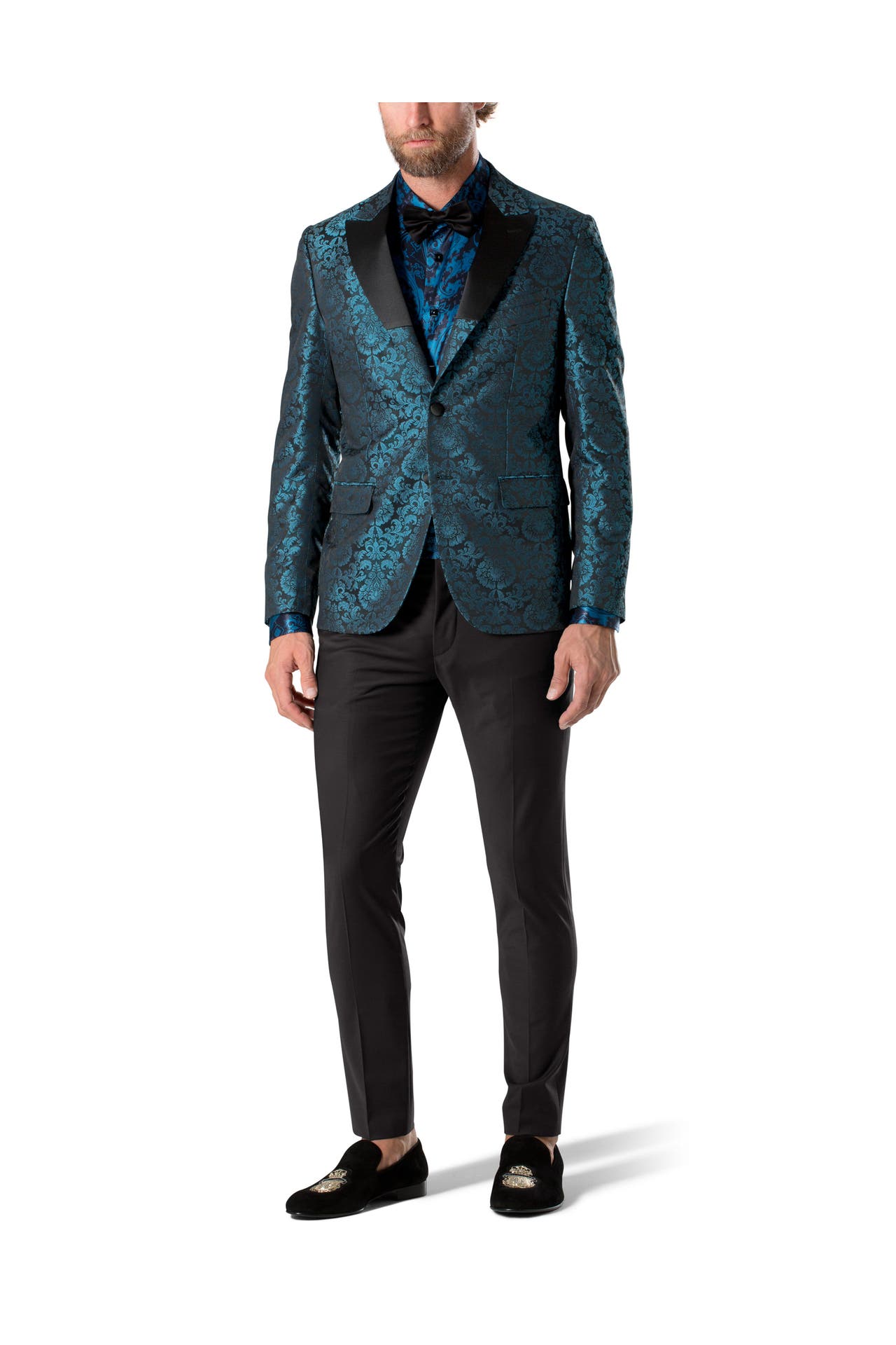 BILLIONAIRE Business-Sakko 0208 | black/blue Slim Fit, Bild 1