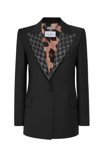 PHILIPP PLEIN Blazer MONOGRAM 02 | black