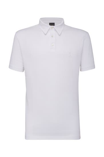 BILLIONAIRE Polo-Shirt STATEMENT 01 | white