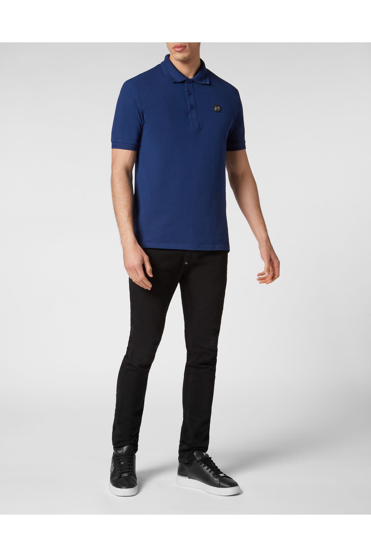 PHILIPP PLEIN Polo-Shirt GOTHIC PLEIN 14 | darkblue, Bild 1