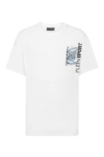 PLEIN SPORT T-Shirt Rundhalsausschnitt Ss TIGER