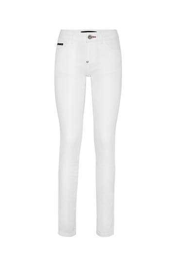 PHILIPP PLEIN Jeans 01 | white Slim