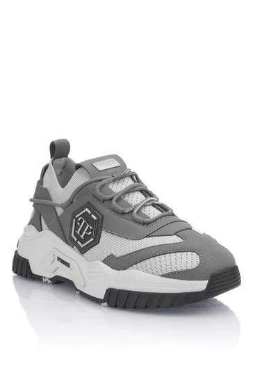 PHILIPP PLEIN Sneaker PREDATOR 1072 | grey/darkgrey
