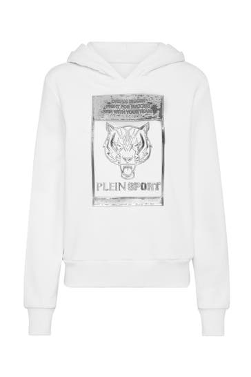 PLEIN SPORT Hoodie TIGER 01 | white