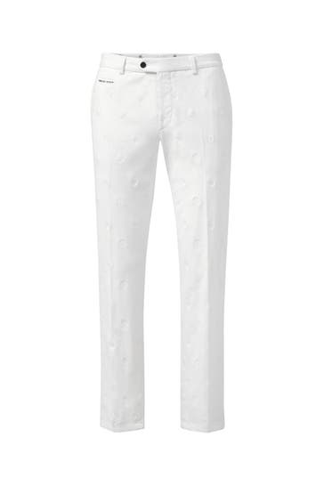 PHILIPP PLEIN Business-Hose SKULL 01 | white Slim