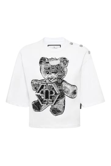 PHILIPP PLEIN T-Shirt TEDDY 01 | white