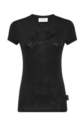 PHILIPP PLEIN T-Shirt SIGNATURE 02 | black