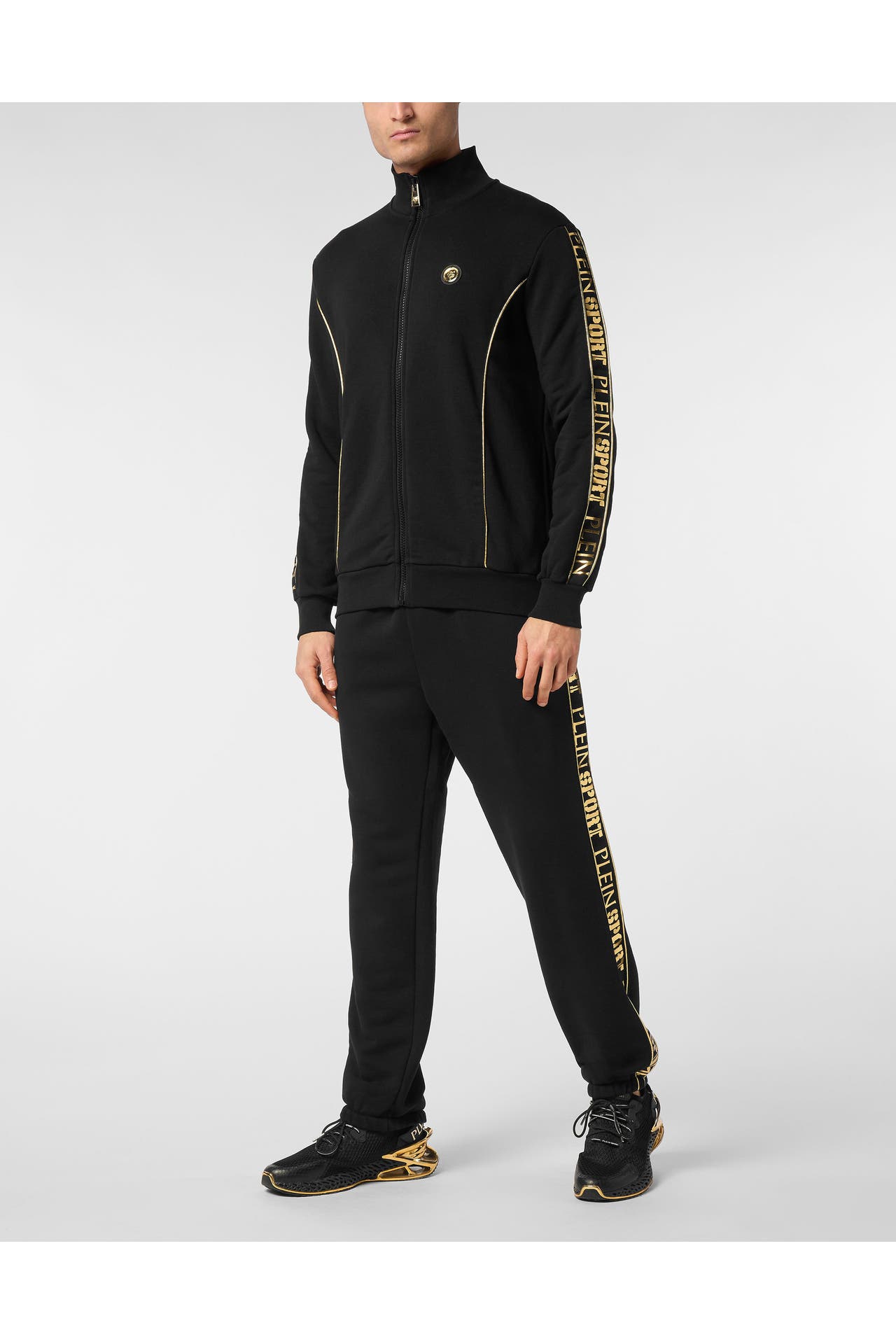 PLEIN SPORT Sweatjacke 0294 | black/lightgold, Bild 1