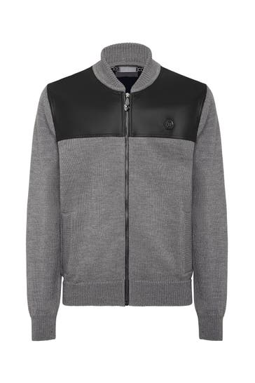 PHILIPP PLEIN Blouson SKULL 0210 | black/grey
