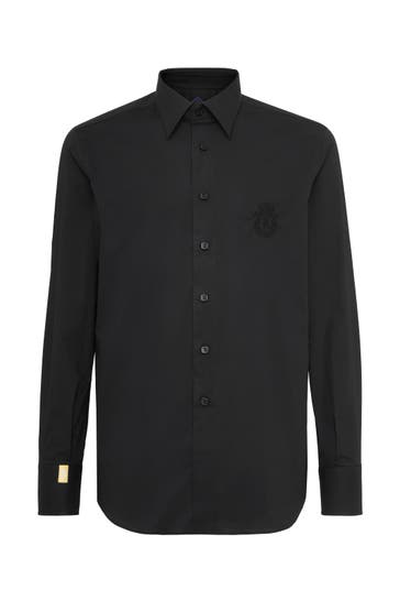 BILLIONAIRE Business-Hemd 0202 | black/black Slim Fit