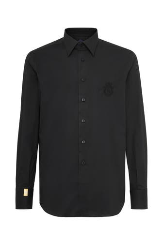 BILLIONAIRE Business-Hemd 0202 | black/black Slim Fit