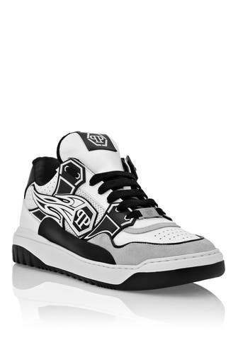 PHILIPP PLEIN Sneaker HEXAGON 0102 | white/black