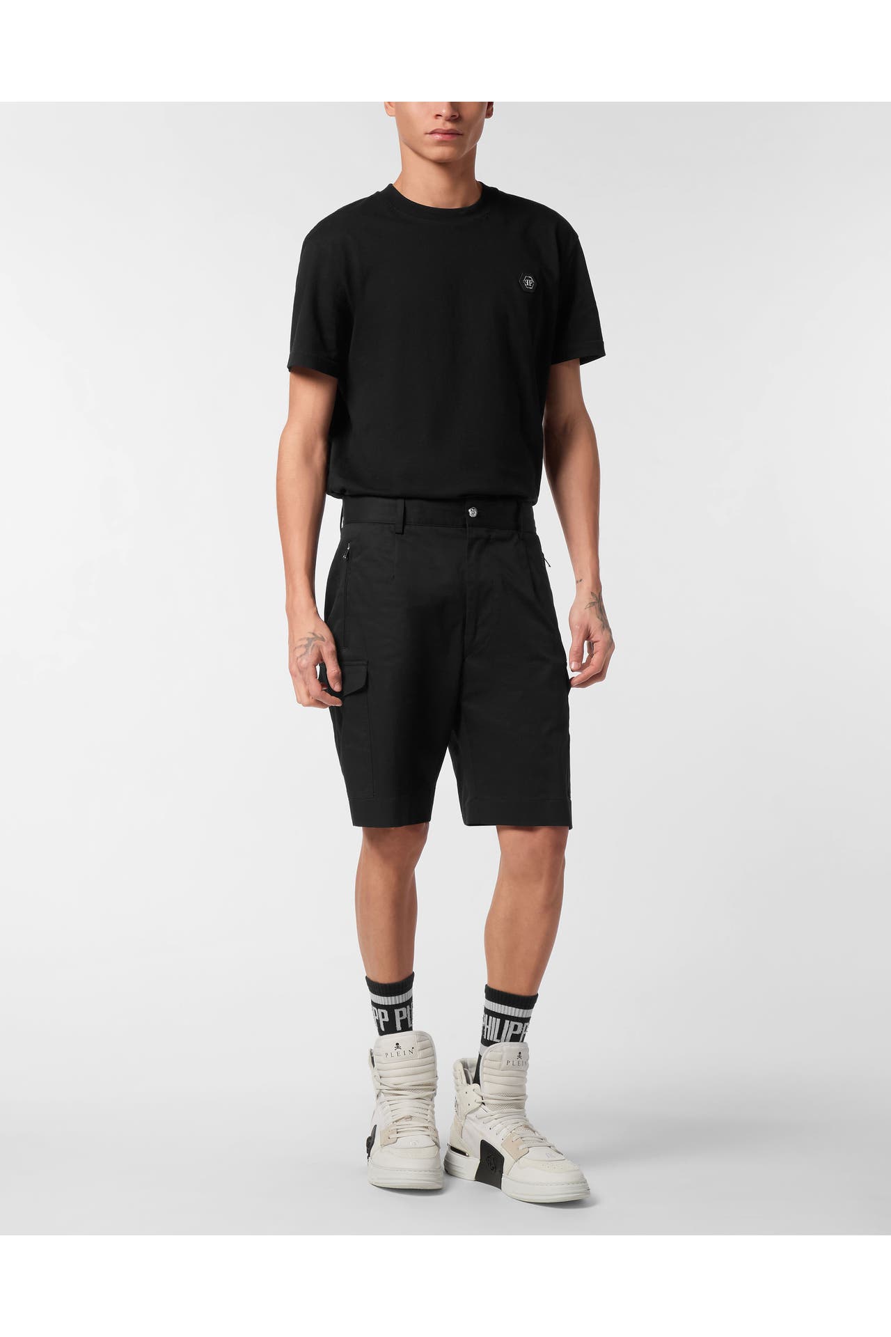 PHILIPP PLEIN Short 02 | black Loose Fit, Bild 1