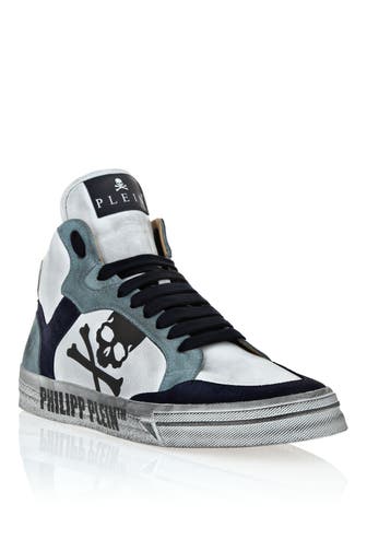 PHILIPP PLEIN Sneaker RETROKICKZ 0108 | white/middleblue