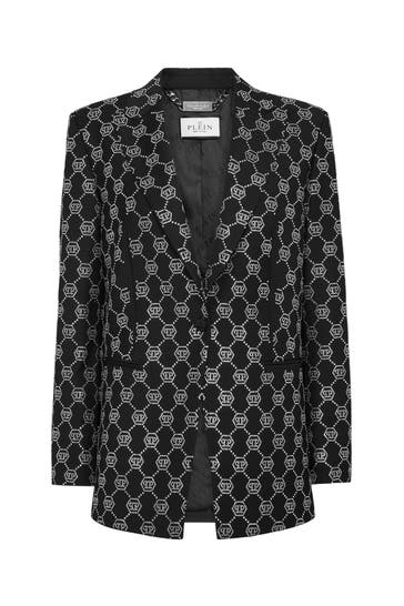 PHILIPP PLEIN Blazer MONOGRAM 02 | black