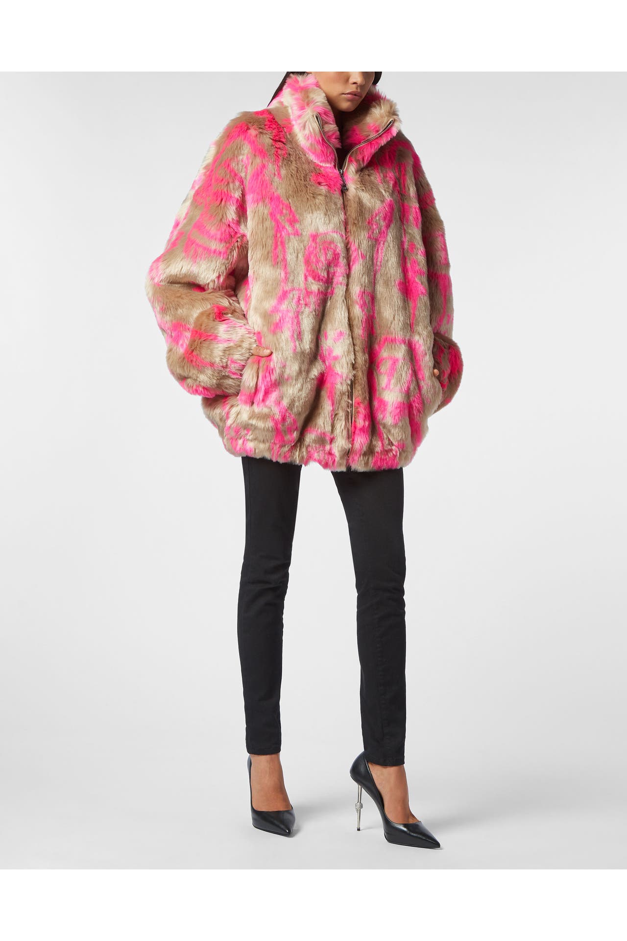 PHILIPP PLEIN Blouson MONOGRAM 06 | beige, Bild 1