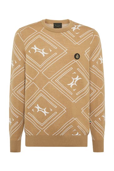 BILLIONAIRE Pullover LOVE 06 | beige