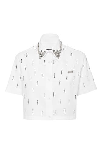 PHILIPP PLEIN Casual-Bluse 01 | white