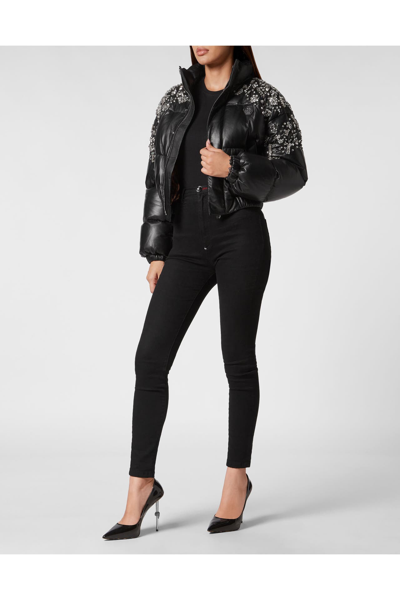 PHILIPP PLEIN Lederjacke 02 | black, Bild 1