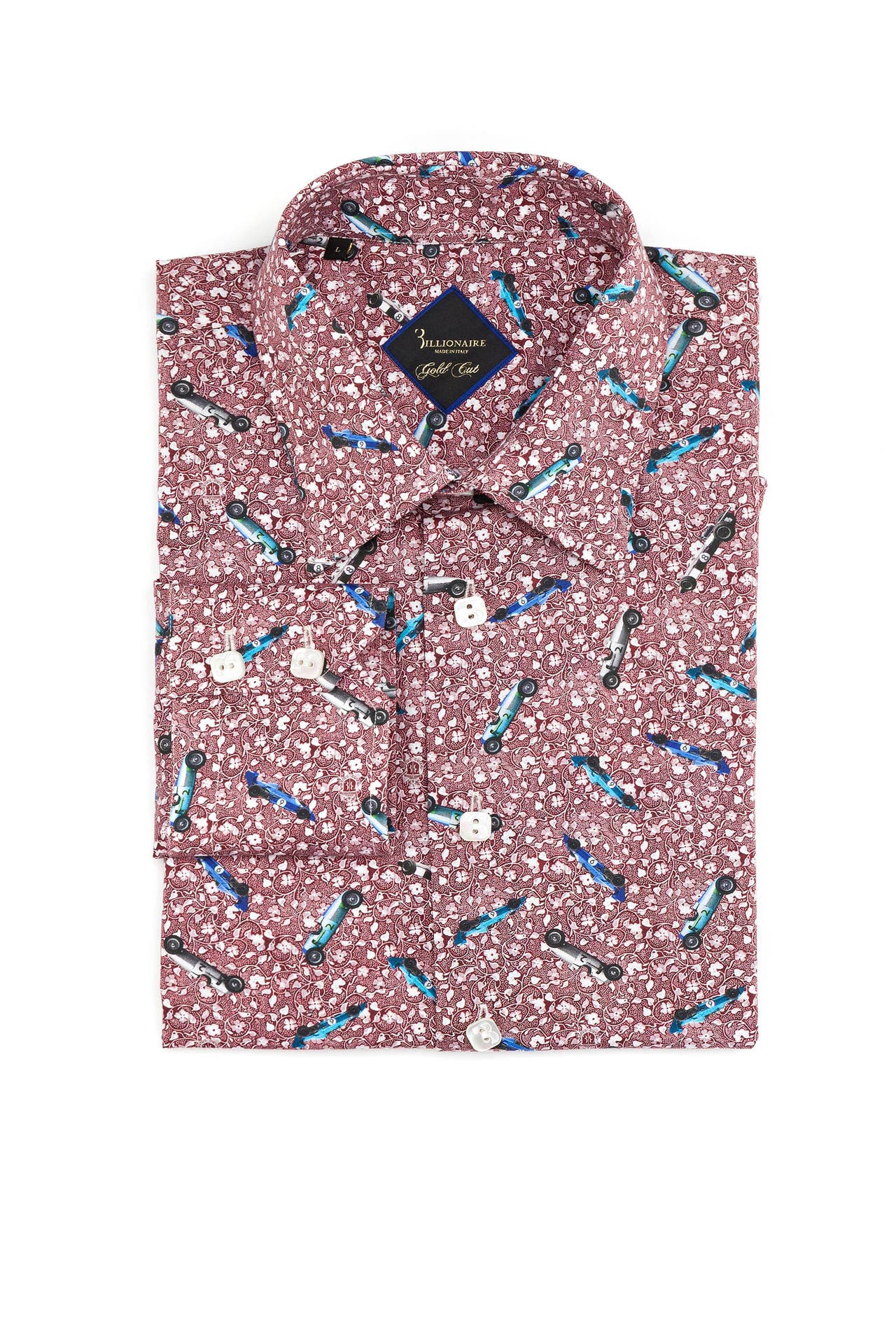 BILLIONAIRE Business-Hemd 13 | red Slim Fit, Bild 1