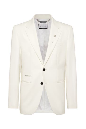 PHILIPP PLEIN Business-Sakko 01 | white Slim Fit