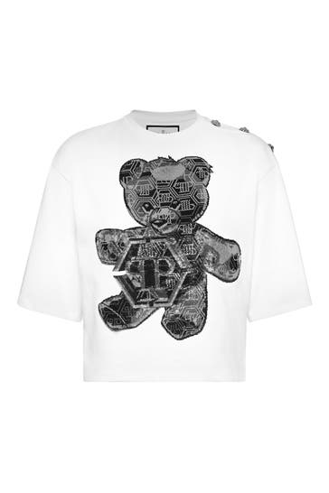 PHILIPP PLEIN T-Shirt TEDDY BEAR 01 | white