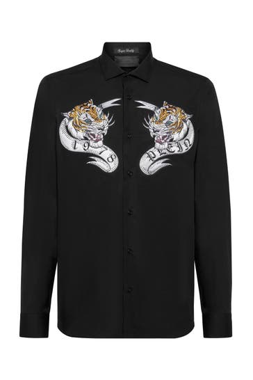 PHILIPP PLEIN Hemd Slim Fit TATTOO