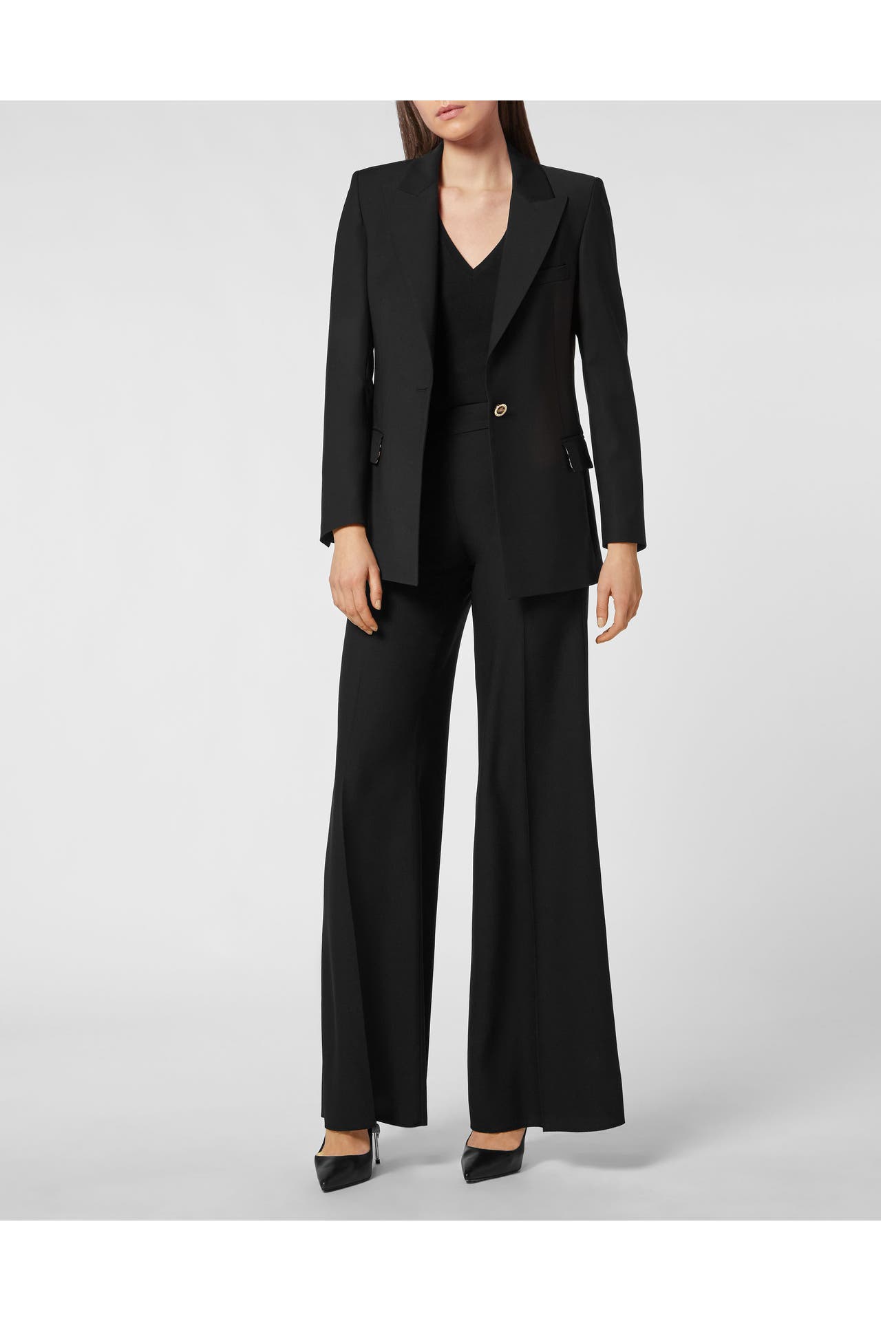 PHILIPP PLEIN Business-Hose 02 | black Loose Fit, Bild 1