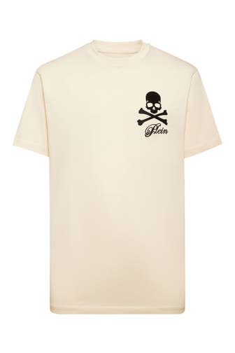 PHILIPP PLEIN T-Shirt Rundhalsausschnitt Ls SKULL