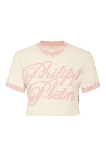 PHILIPP PLEIN T-Shirt SIGNATURE 06 | beige