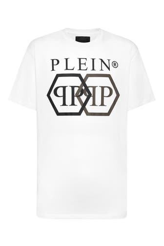 PHILIPP PLEIN Rundhals-T-Shirt HEXAGON